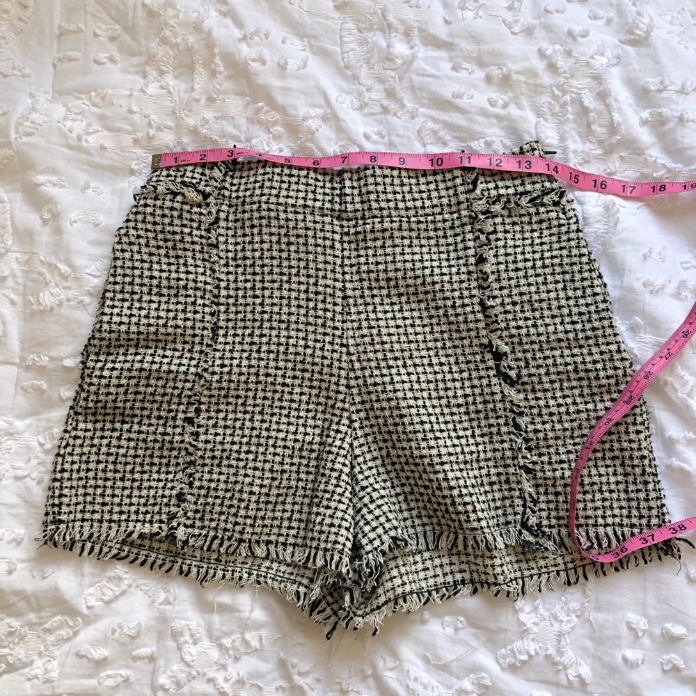 Zara Black And White Shorts - image 4